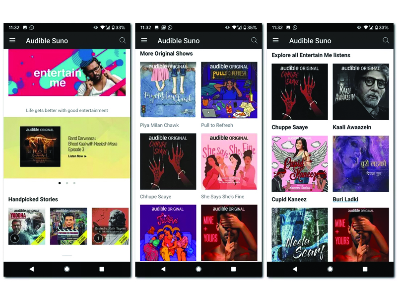 Audible Suno free digital audio service launched on Android; to kick off with 60 ad-free shows in India
